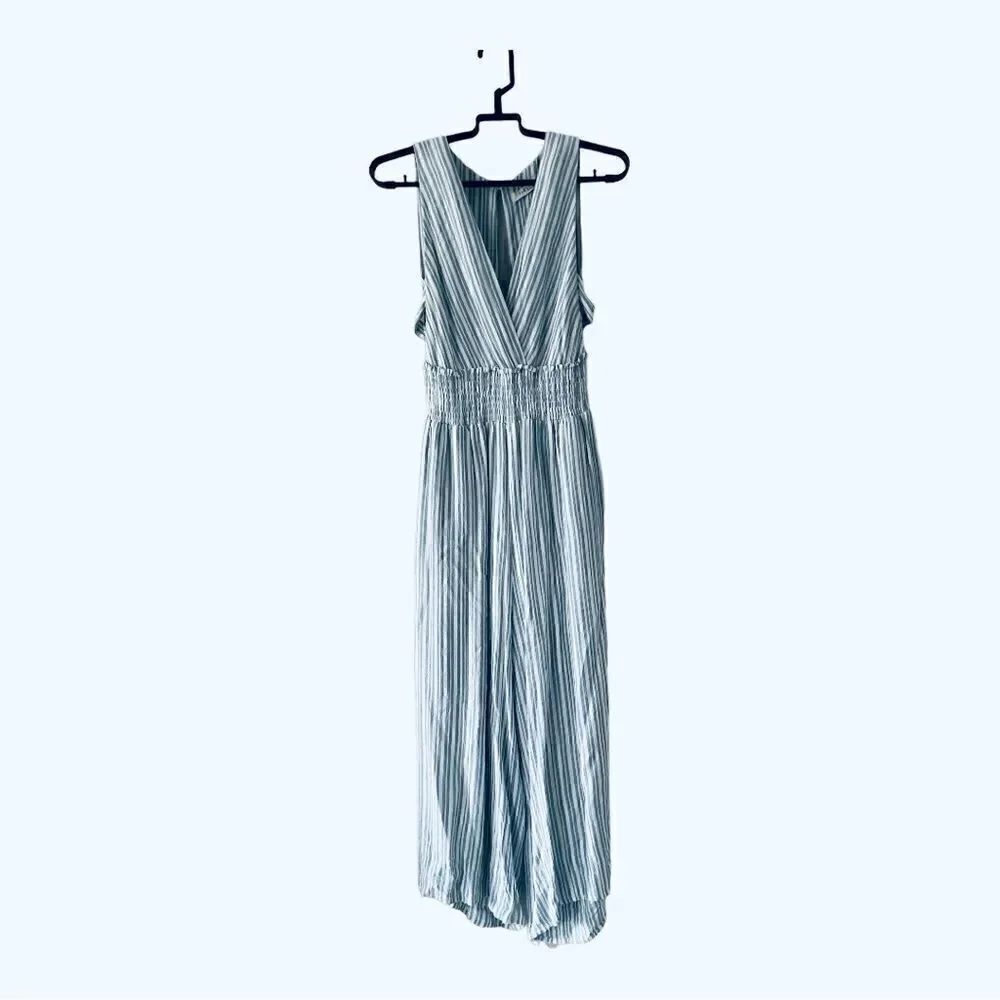 ILLA ILLA BlueWhite Stripe Jumpsuit size M